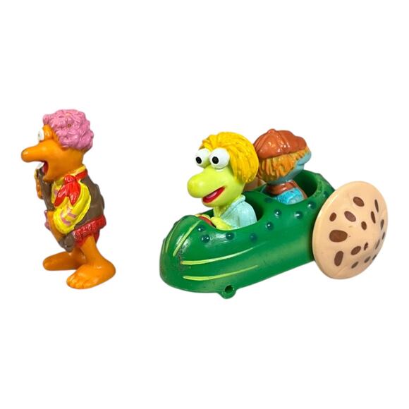 Vintage Fraggle Rock Figures Set 1980s PVC Toys Gobo Red Doozers Rare Jim Henson - Picture 2 of 14